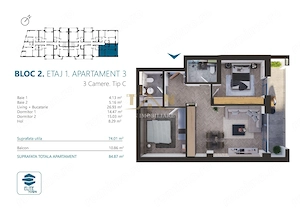 Comision 0 Apartament 3 camere Timisoara Nord - imagine 3