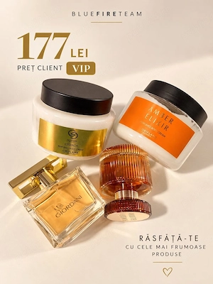 Un set superb pentru iubitoarele de parfumuri și arome elegante.   