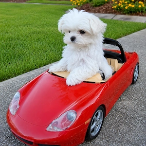 Bichon Maltez Mini Toy - imagine 5