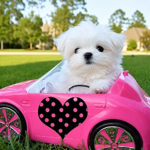 Bichon Maltez Mini Toy - imagine 3