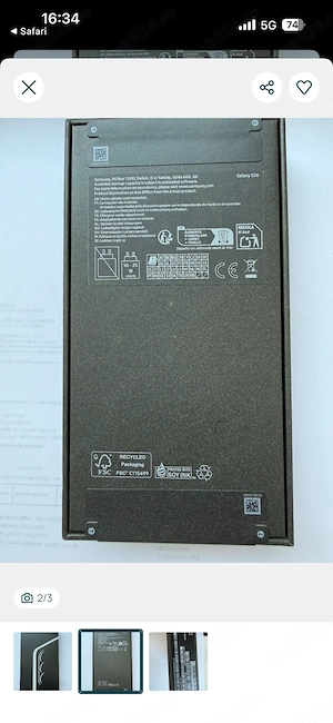 Vand galaxy s26 sigilat 