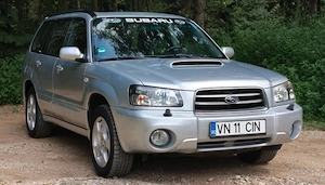 Subaru Forester SG 2.0XT benzina turbo automat 4x4 tractiune integrala AC piele trapa carlig - imagine 2