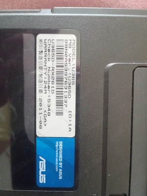 LAPTOP ASUS U36SD i5-2410M, 4GB RAM, HDD   funcțional