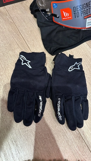 Casca moto MT Targo Solid A1+manusi Alpinestars - imagine 5
