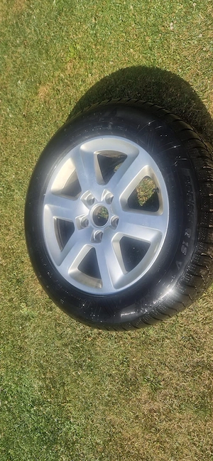 Set 4 jante Audi aliaj R18 + anvelope iarnă 255/55 R18 V XL  - imagine 3