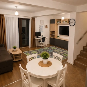 Casă P+1E cu 540 mp teren, garaj și curte amenajată   Dealul Verde, Vidra - imagine 3
