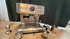 Espressor semiautomat cu rasnita, Gastroback, Espresso Advanced Duo, 260 g, din inox