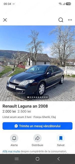 Vand Renault laguna 2008