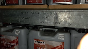 Ulei original Deutz TLS 15W40 TLX 10W40 5L sau 20L canistra DQC II-18 DQC III-18