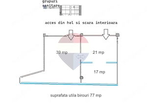 Spațiu de birouri de închiriat în Brașov, Centrul Civic zona AFI - imagine 3