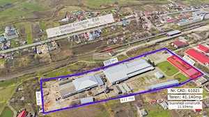 Teren Industrial / Hale de Vânzare 4.1 Ha - Zona industrială - Hârlău