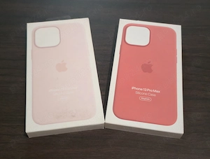 Husa silicon originala Apple Silicone Case Magsafe iPhone 13 Pro Max