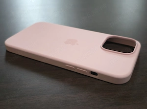 Husa silicon originala Apple Silicone Case Magsafe iPhone 13 Pro Max - imagine 5