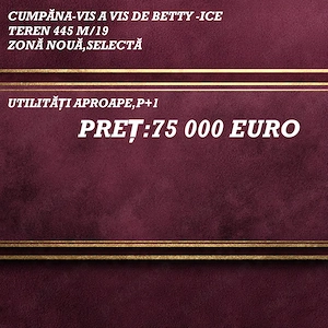 cumpăna teren 445 metri