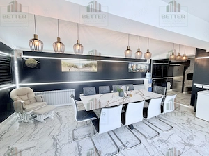 Vilă premium P+1E+M cu piscină, bar și curte spectaculoasă | 648 mp teren | Comuna Berceni - imagine 9