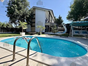 Vilă premium P+1E+M cu piscină, bar și curte spectaculoasă | 648 mp teren | Comuna Berceni - imagine 12