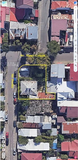 Rahova - Str. Muntii Carpati, imobil casa si teren 580 mp. cu pozitie de colt