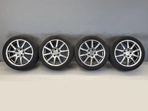 Roti/Jante Mercedes 5x112 225/45 R17 SLK (R171), C-Class (W203), CLA; Audi A4,A6; VW; Skoda; Seat - imagine 2