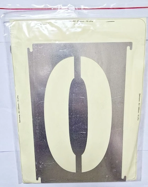 Șablon metalic S2 200 mm (cifre 0-9)