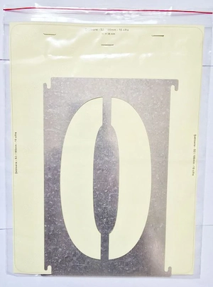 Șablon metalic S2 180 mm (10 cifre de la 0-9)