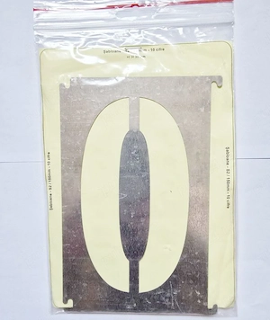 Șablon metalic S2 150 mm (10 cifre de la 0-9)