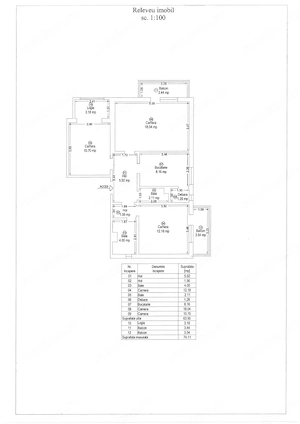 3 camere decomandat, etaj 1, centrală proprie, 2 balcoane + logie - imagine 20