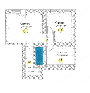 apartament 3 camere Sub Arini - imagine 7