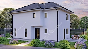Casa individuala la cheie 4 camere decomandate si 340 mp teren