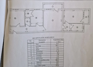 Apartament cu 3 camere  - imagine 3