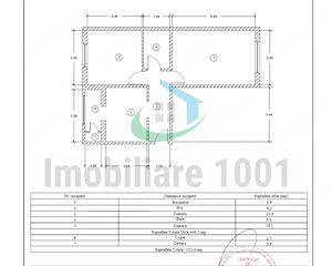 Apartament 2 camere, decomandat, Macului, etaj 4, renovat - imagine 11