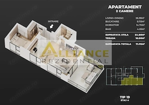 Ame Residence Exclusivitate  Proiect nou ap 2 si 3 camere - imagine 12