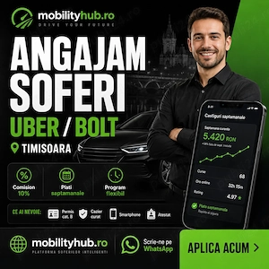 Șofer Uber Bolt în Timișoara !  Venituri bune și flexibilitate totală! - imagine 2