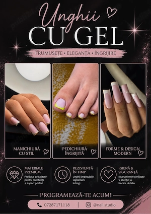 aplic unghi cu gel
