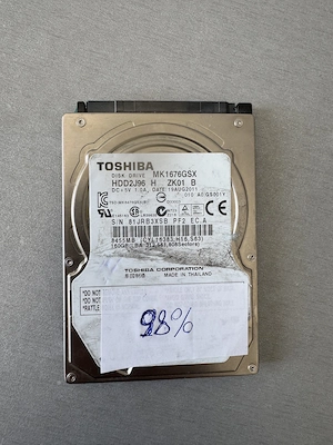 hard disk laptop Toshiba 160 GB