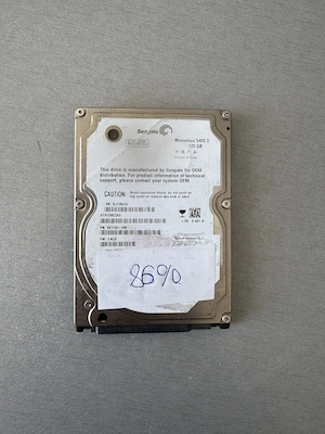 HDD laptop Seagate 120 GB 86% 