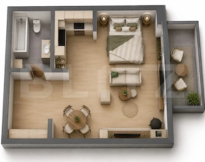 Garsonieră de vânzare, 38.80 mp, zona Livezeni - Green Residence - imagine 3