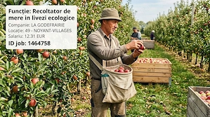 De munca in Franța la cules de mere 