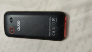 Telefon mobil clasic Qubo, Dual SIM, Ecran color, Tastatură fizică (Negru Roșu)