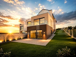 Casă NZEB A+ , 195.6 mp utili, Panouri & Pompă Căldură, panoramă Superbă - imagine 2