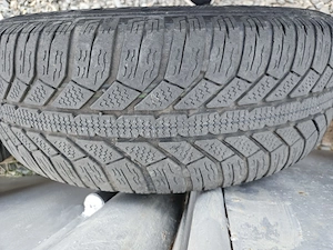 jante cu anvelope iarna 195/65/R15 M+S 5x112 VW Golf VW Sharan VW Caddy VW Passat B5 Skoda Octavia - imagine 2