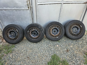 jante cu anvelope iarna 195/65/R15 M+S 5x112 VW Golf VW Sharan VW Caddy VW Passat B5 Skoda Octavia