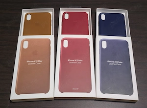Husa piele originala Apple Leather Case iPhone Xs Max