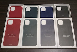 Husa piele originala Apple Leather Case iPhone 11 Pro Max