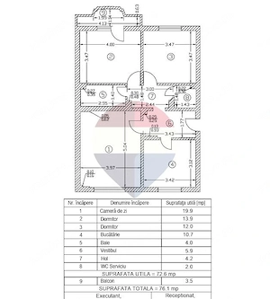 Apartament cu 3 camere spatios de inchiriat in zona 13 Septembrie - imagine 8
