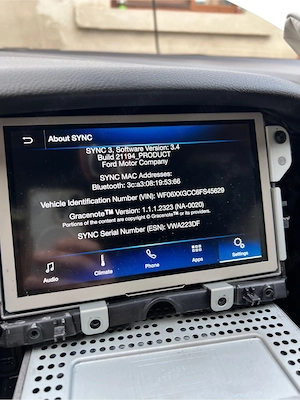 Navigație sync3 OEM