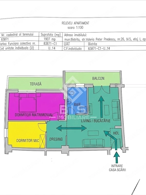 Apartament 3 camere complet mobilat și utilat | Complex Rezidențial - imagine 20