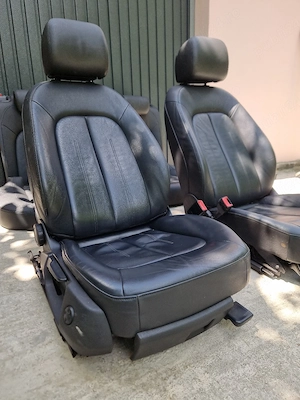 interior din piele cu incalzire audi a6 c7 - imagine 5