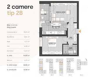 Apartament 2 camere langa metrou Jiului cu vedere panoramica- Akcent city