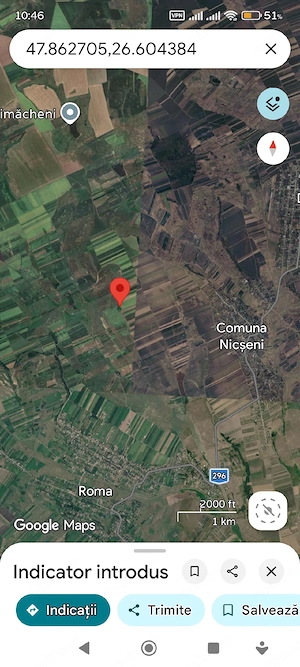 Com.Roma, BT, 1.000 mp Intravilan + 20.853 mp Extravilan - imagine 2