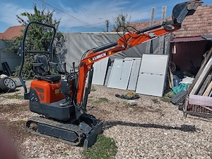 Miniexcavator NOU 1200 kg  Lubeck X12 trei cupe si picon - imagine 2